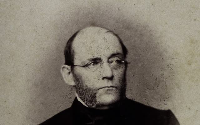 Photograph of Karl von Rokitansky, about 1860.